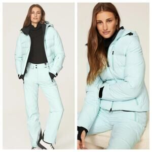 Aztech Mountain Nuke Suit Mint Stretch Ski Jacket Size 6